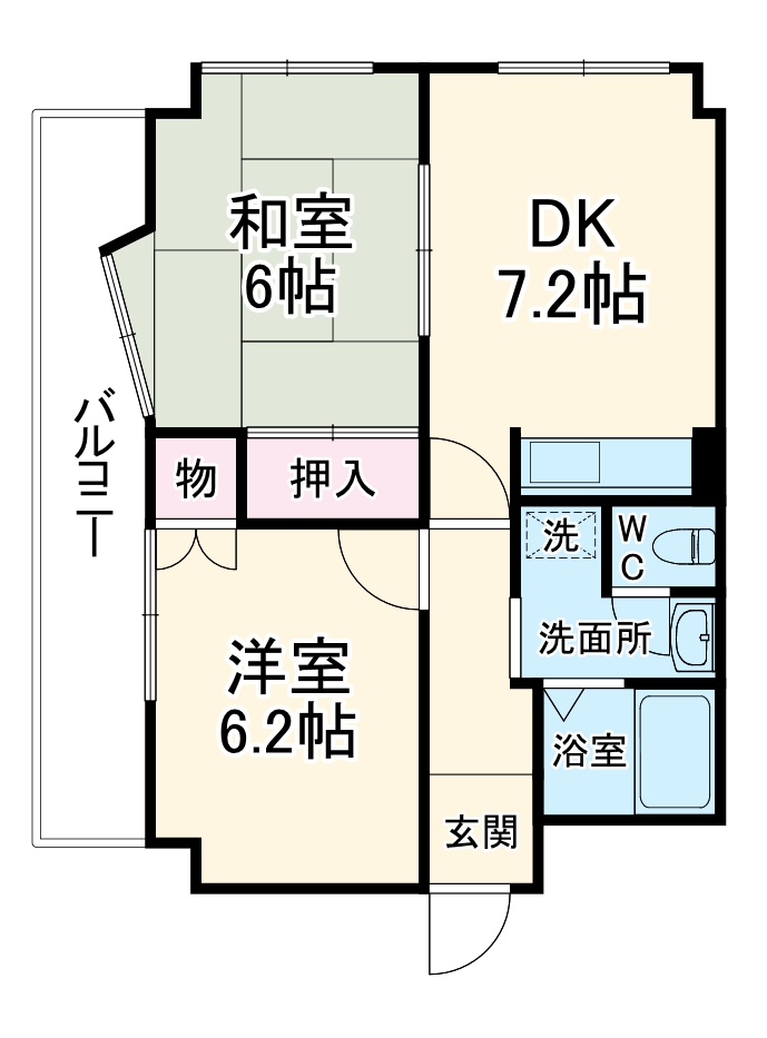 ファルコン熱田の間取り
