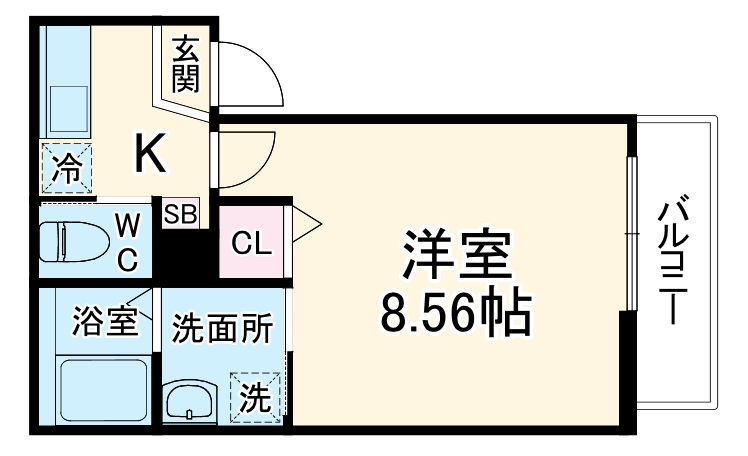 GRADUS指扇の間取り