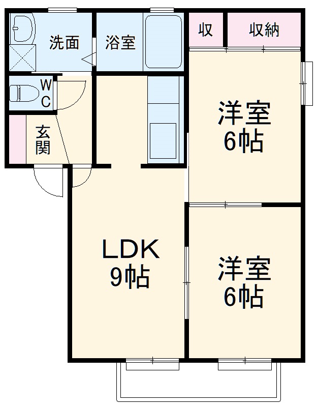 ステージアップBの間取り