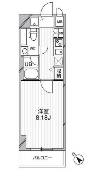 ルクレ西馬込の間取り