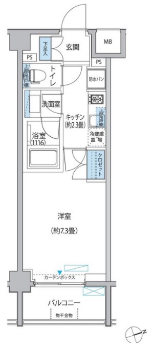 プラネソシエ大森山王の間取り