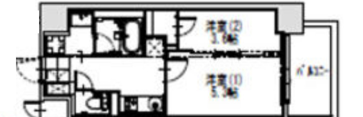 S-RESIDENCE烏森aureateの間取り