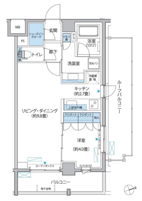 プラネソシエ大森山王の間取り