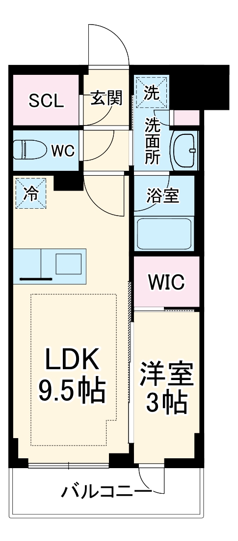シティインデックス行徳テラスコートの間取り