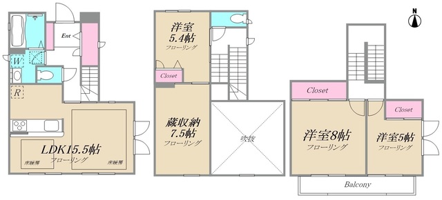 フィーカ J棟の間取り