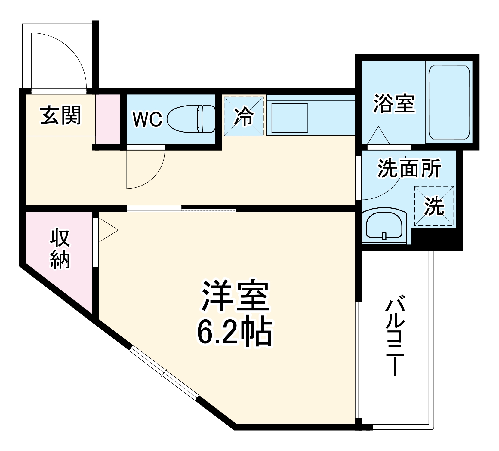 MELDIA原当麻の間取り
