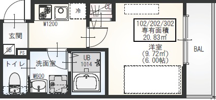 GRADUS二和向台Ⅱの間取り