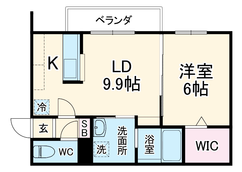 Casa in Collinaの間取り