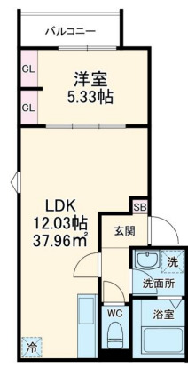 GRADUS藤沢の間取り