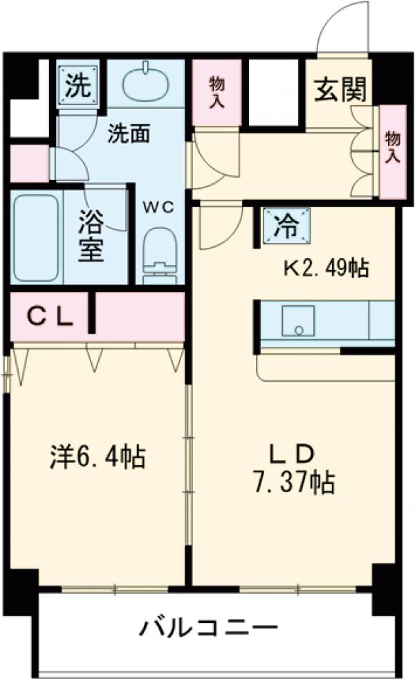 プレミアステージ笹塚の間取り