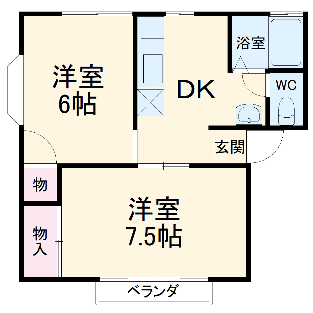 エクセルAの間取り