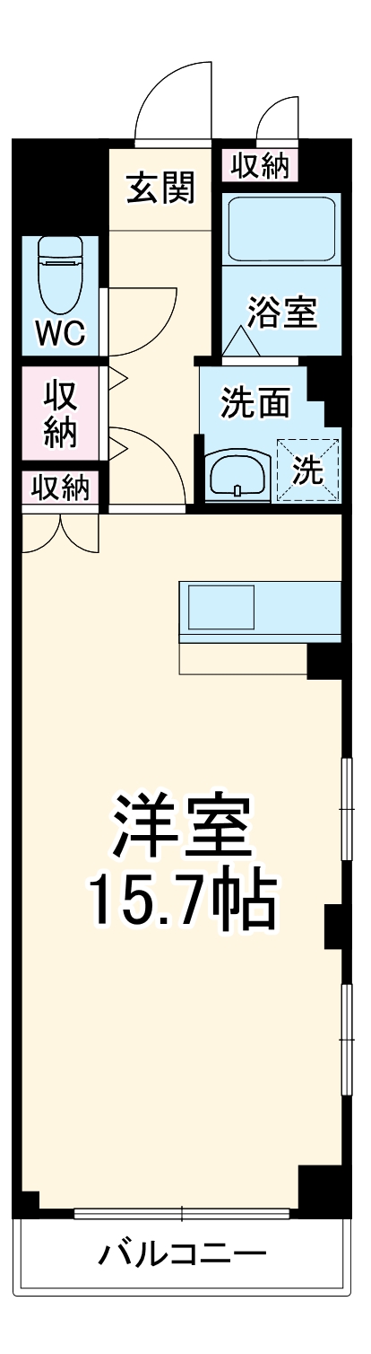 アメニティマンションの間取り