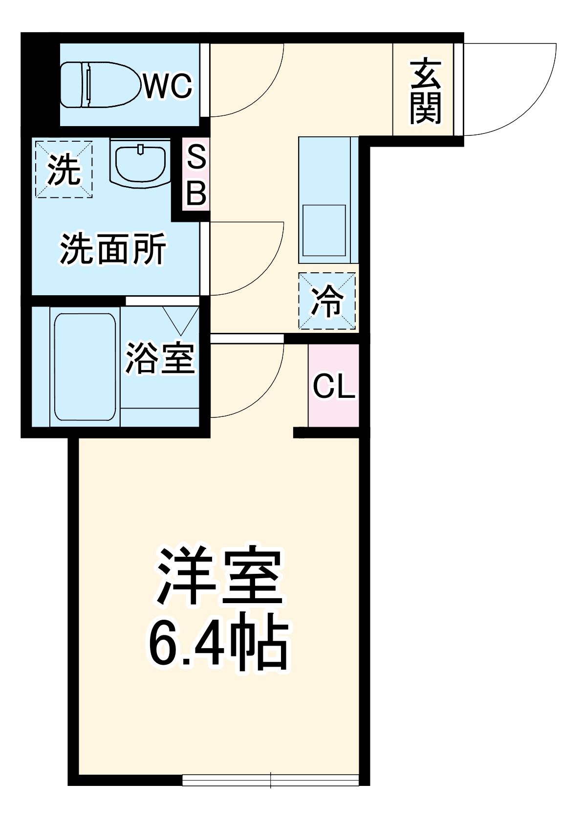 カインドネス町田Ⅱの間取り
