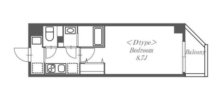 リヴシティ川崎新町の間取り