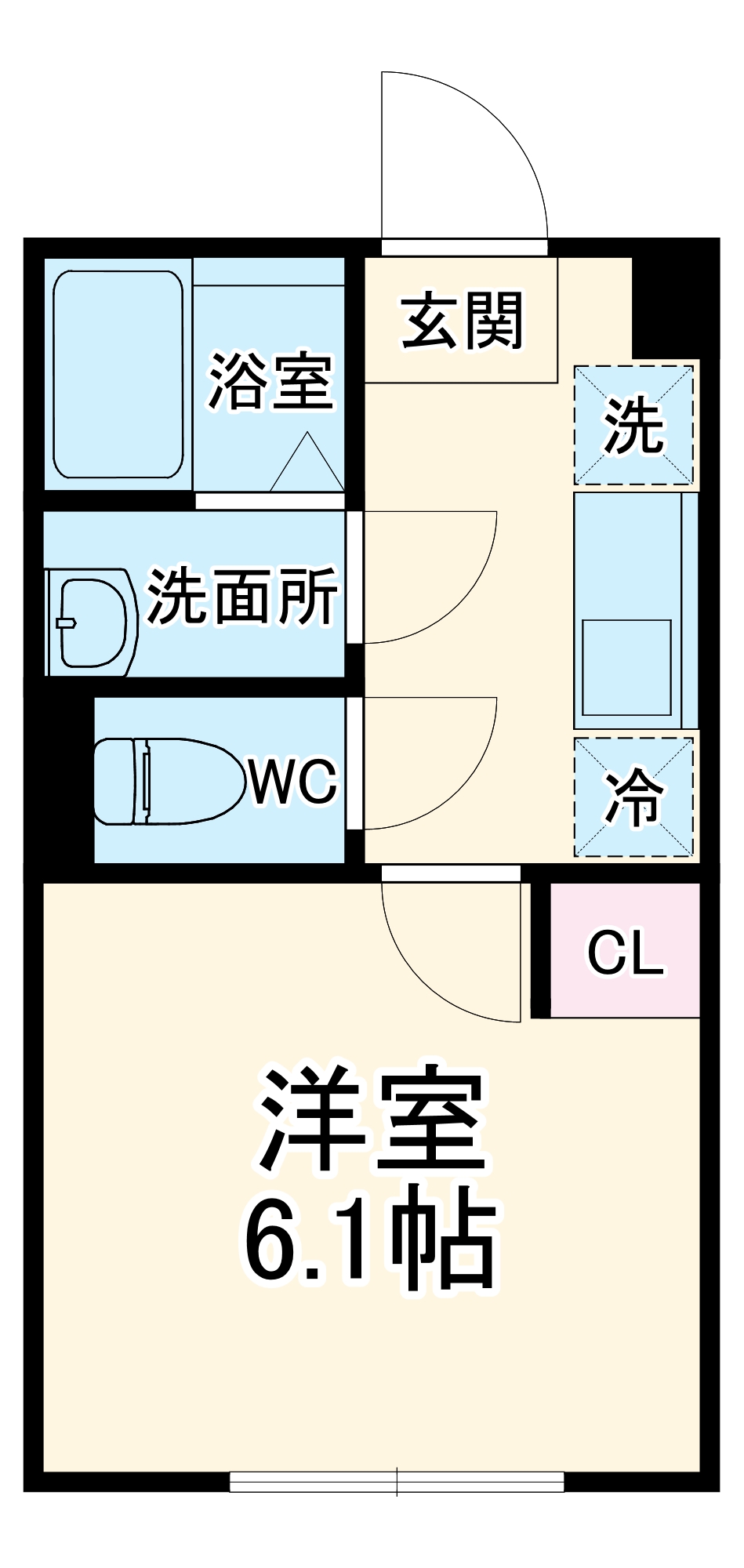 カインドネス町田Ⅱの間取り