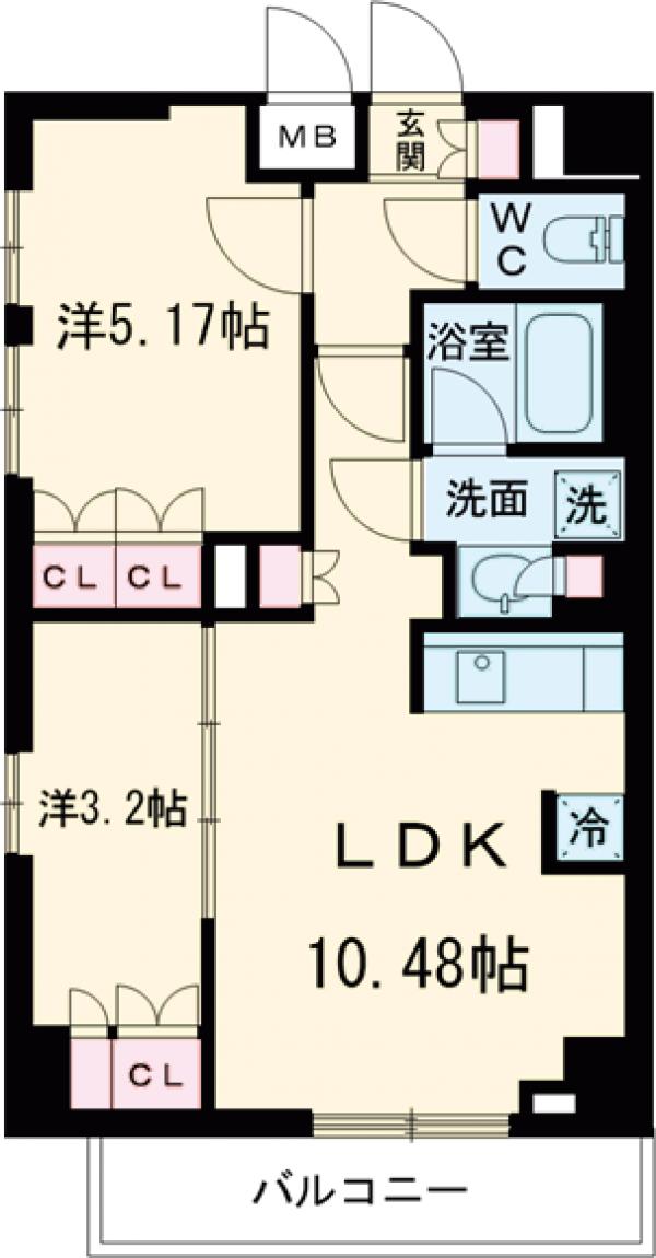 ブランシエスタ荻窪の間取り