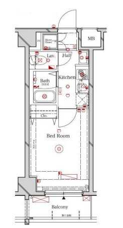 ラフィスタ品川ベイの間取り