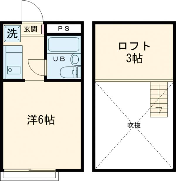 シャンブルドットつつじヶ丘の間取り