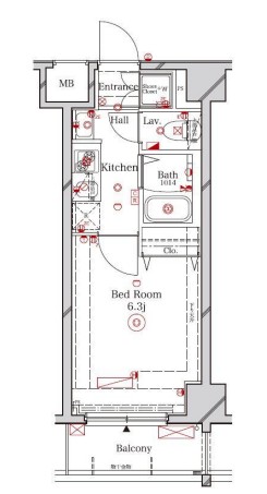 ラフィスタ品川ベイの間取り