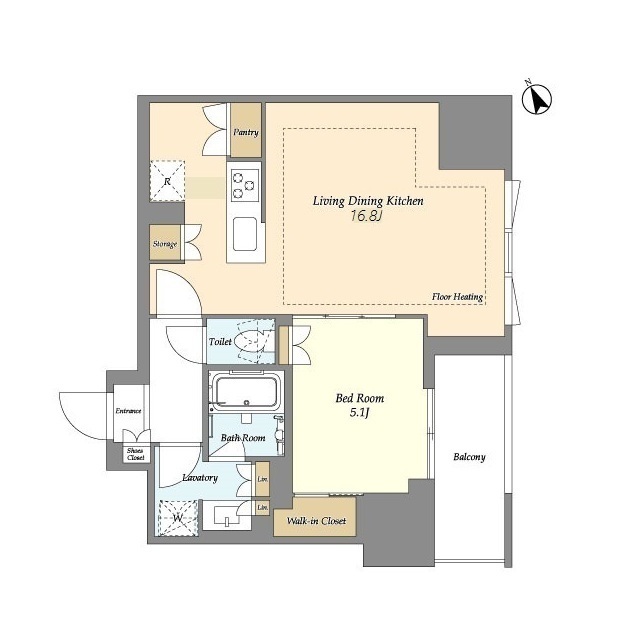 オアーゼ日暮里レジデンスの間取り