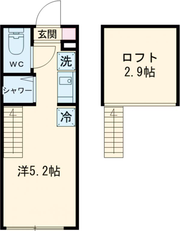 レジデンス・イン初台の間取り