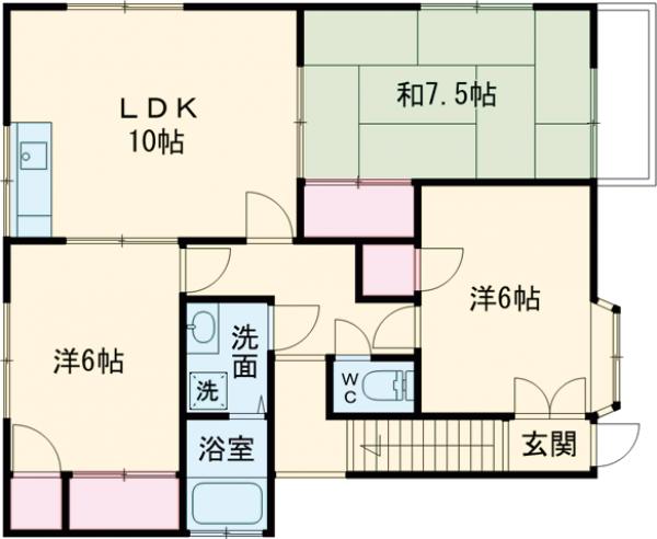 リバーサイド石川の間取り
