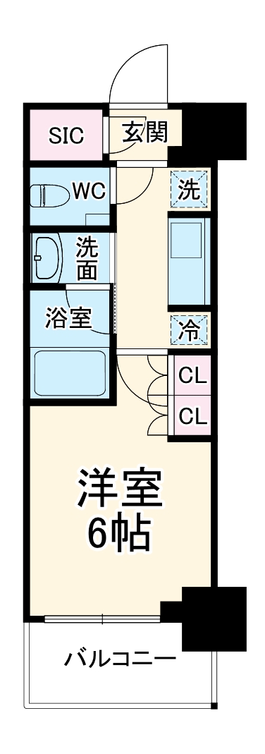 グレーシアフィット横浜の間取り