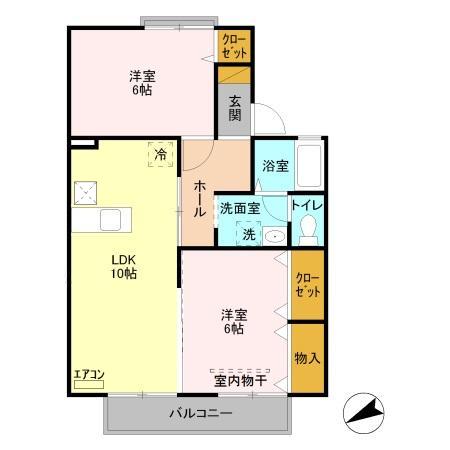 Fountain Iの間取り