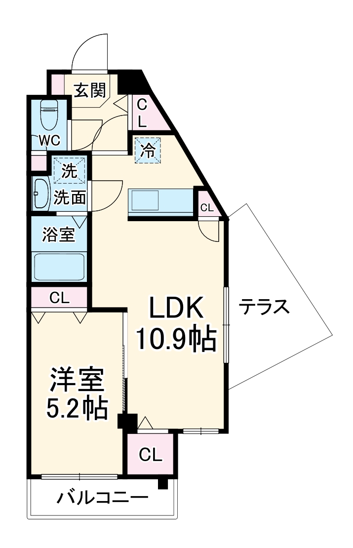 プリファード幕張の間取り