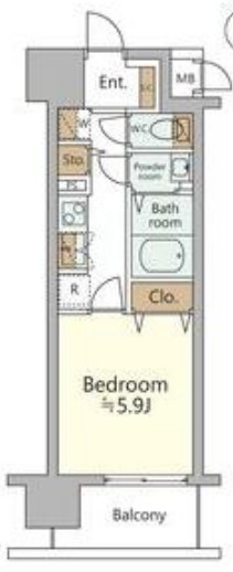 ジオエント福島野田レジデンスの間取り