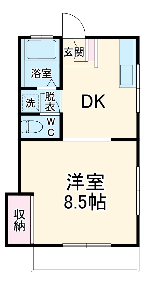 クロノス高津の間取り