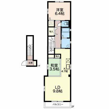 シャトル東町の間取り