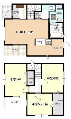 平中町312KODATEXⅣの間取り