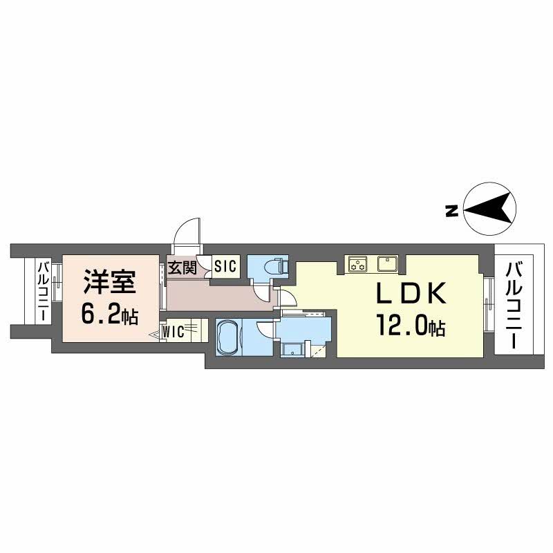 シャーメゾン大垣郭町の間取り