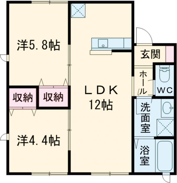 バンヤンの間取り