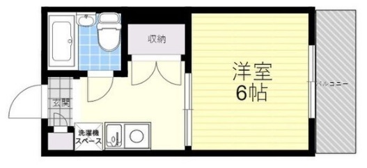 東三国の完工年月(1988年4月)築の賃貸マンションの間取り