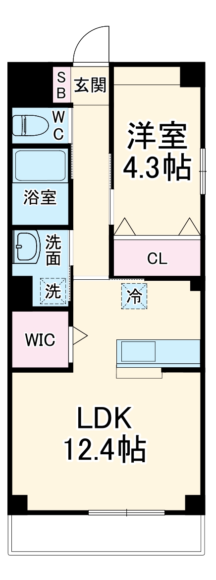 セントラルセブンの間取り