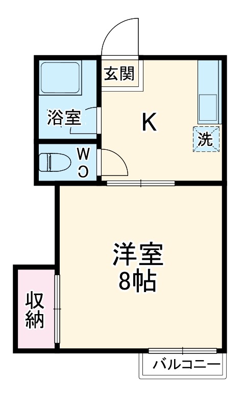 黄金台ハイツの間取り