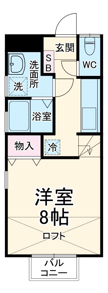 レーベンハイム21G棟の間取り