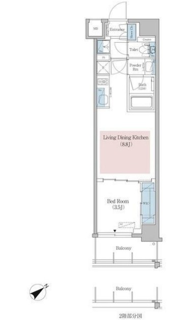 アーバネックス早稲田の間取り