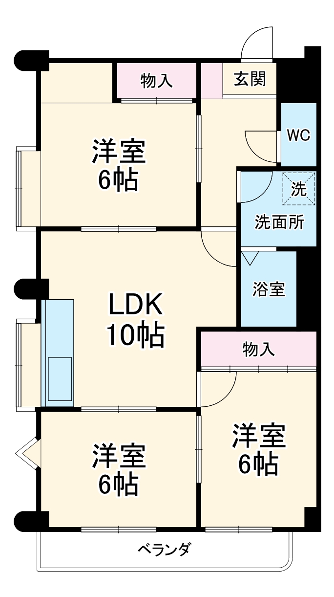 リヒテン山崎の間取り