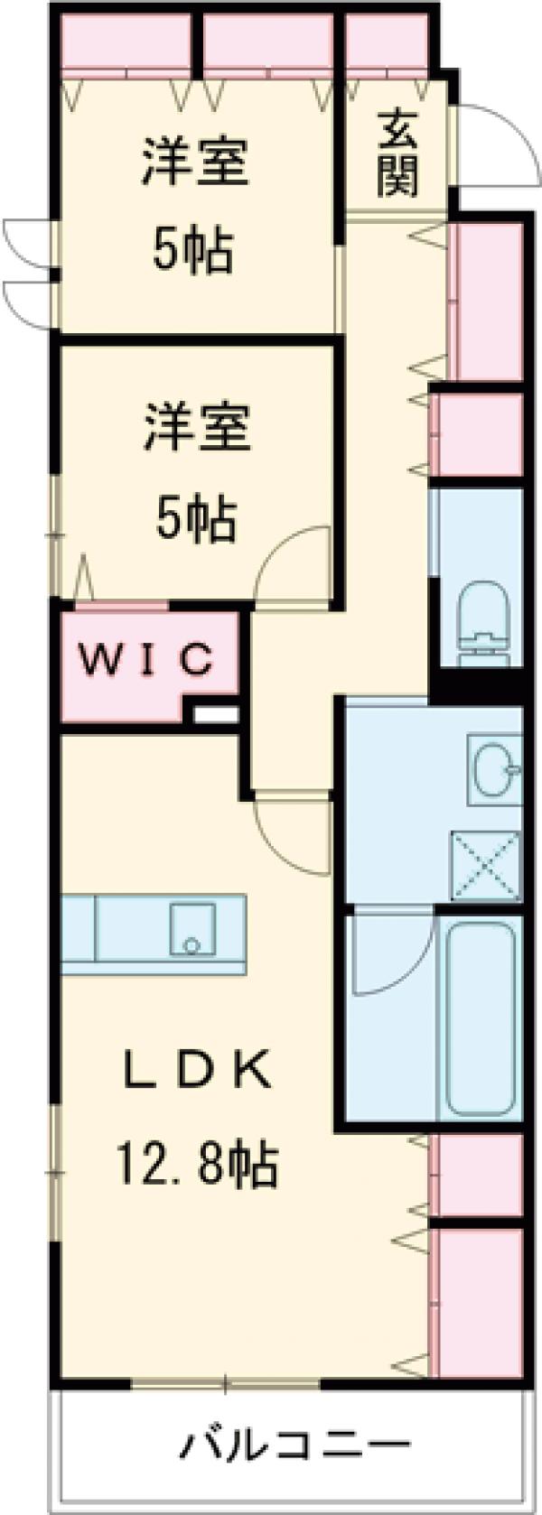 ザ・カリフォルニアレジデンスの間取り