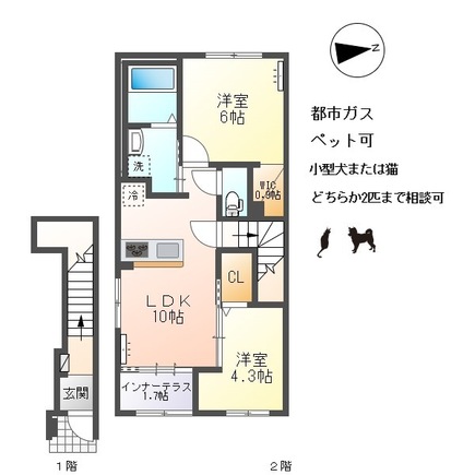 アルパインローズ Cの間取り
