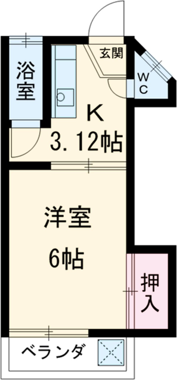 みつわマンションの間取り