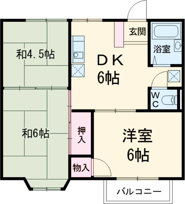 クローカスBの間取り