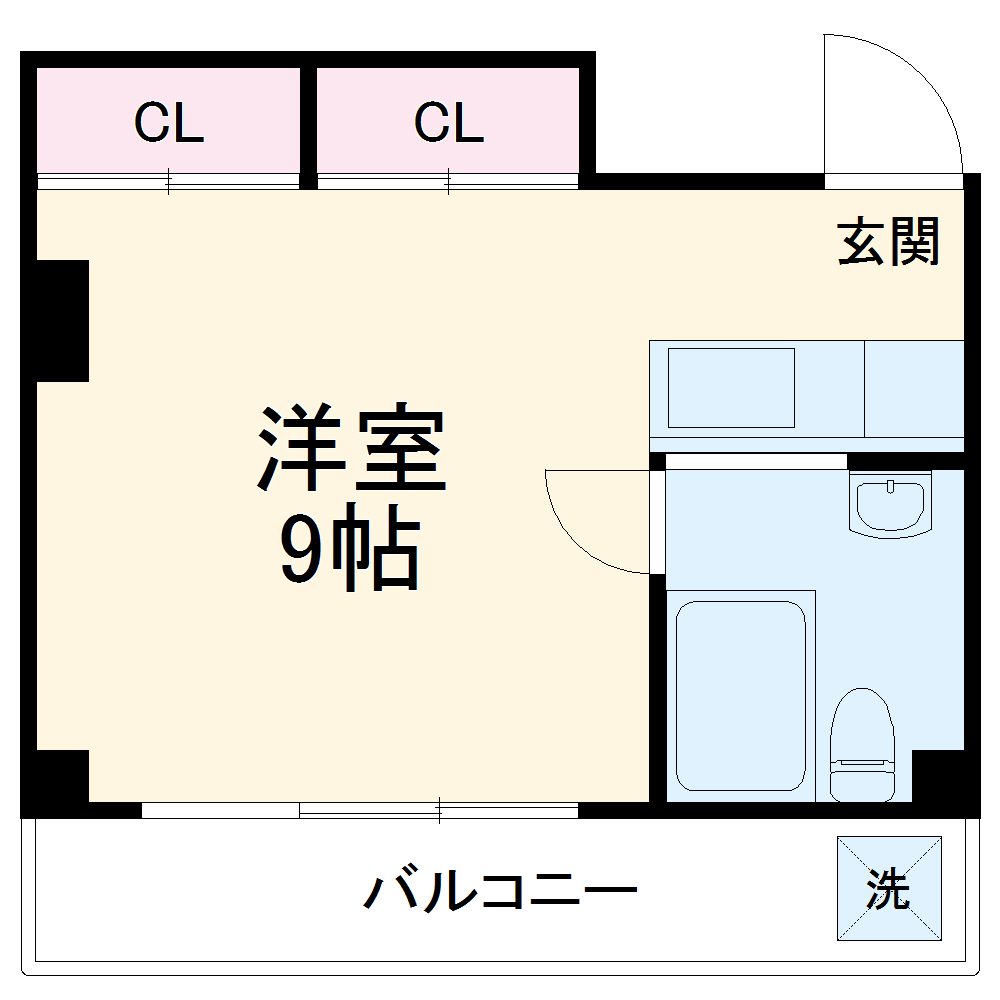 シャイン元住吉の間取り