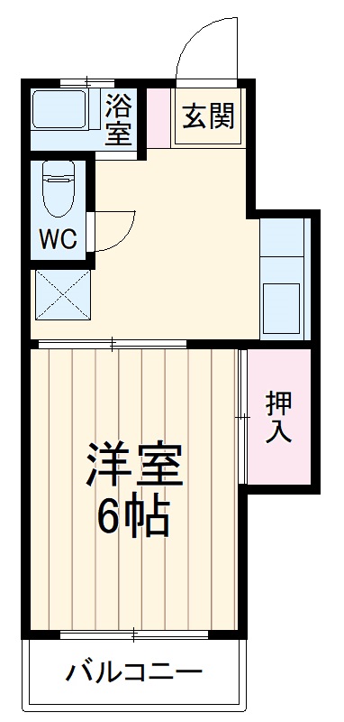 藤コーポの間取り