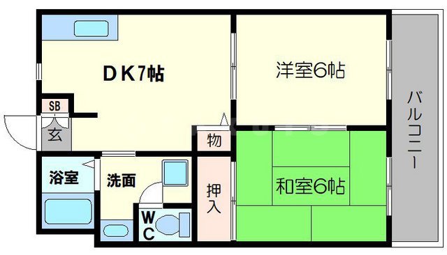 ボナール柴原の間取り