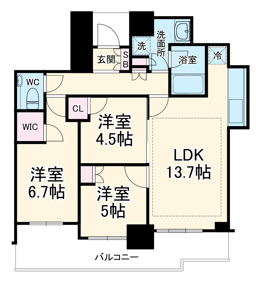 シティタワー蕨の間取り