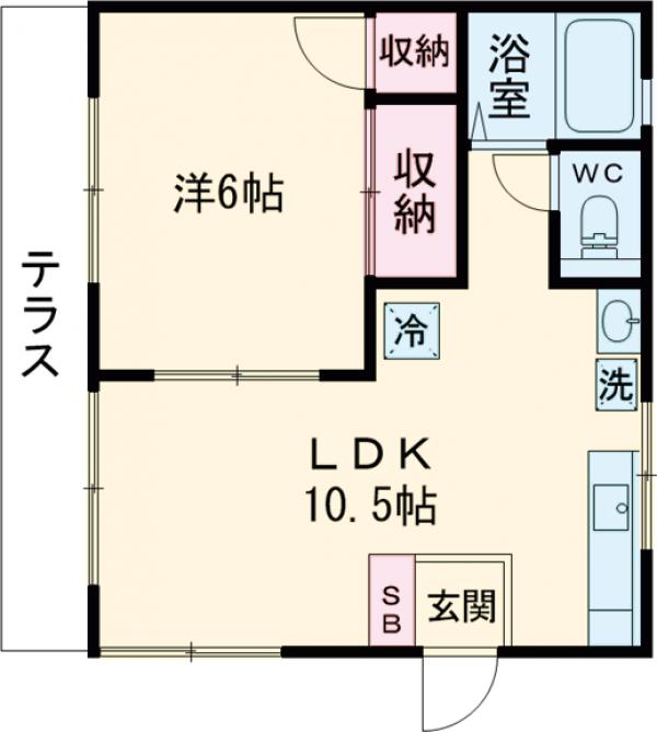 レジデンス多摩Cの間取り